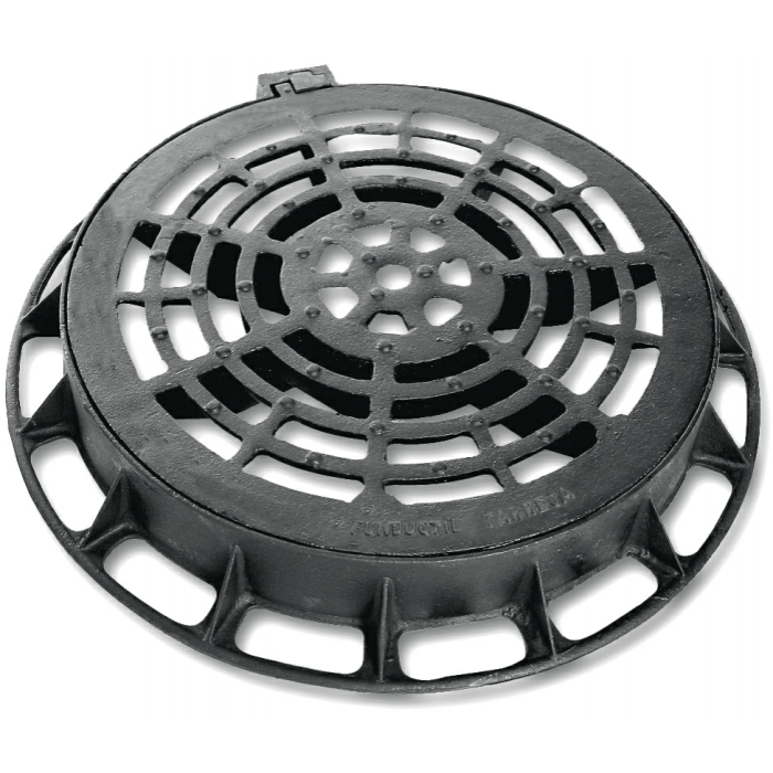 CAPAC DE CANALIZARE DIN FONTA DUCTILA TIP GRATAR RAMA ROTUNDA TPR1